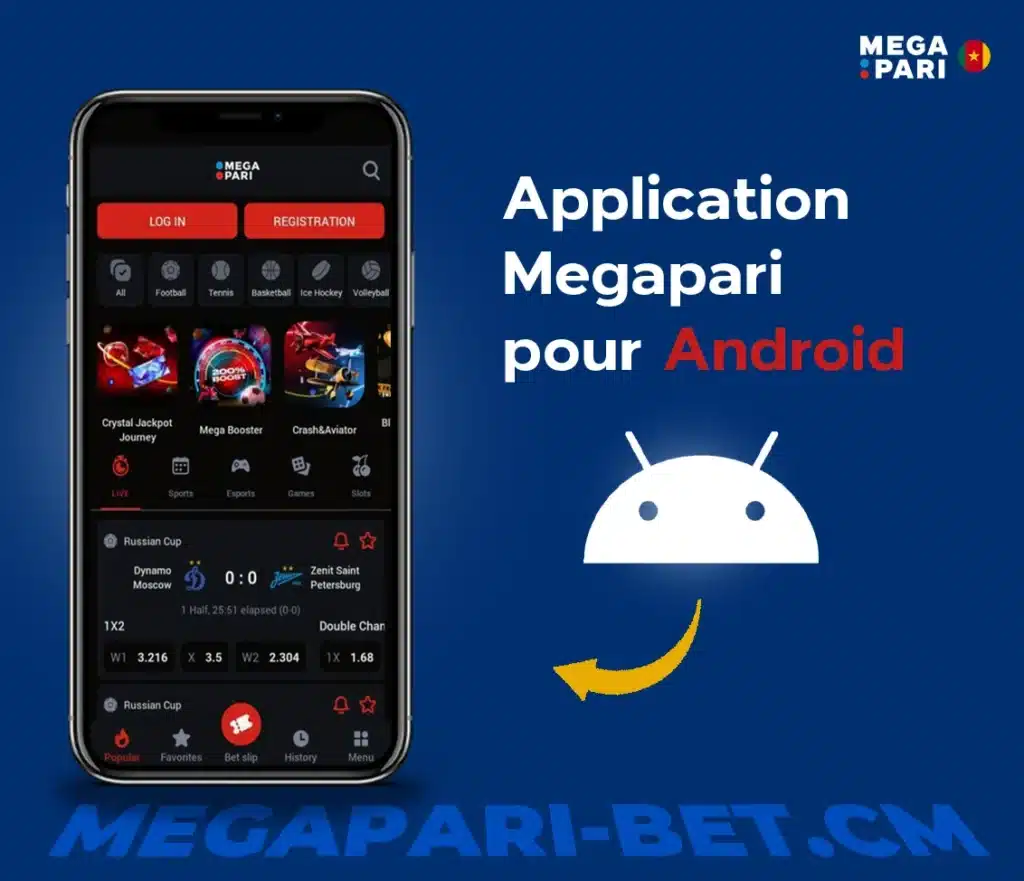 Application Megapari pour Android