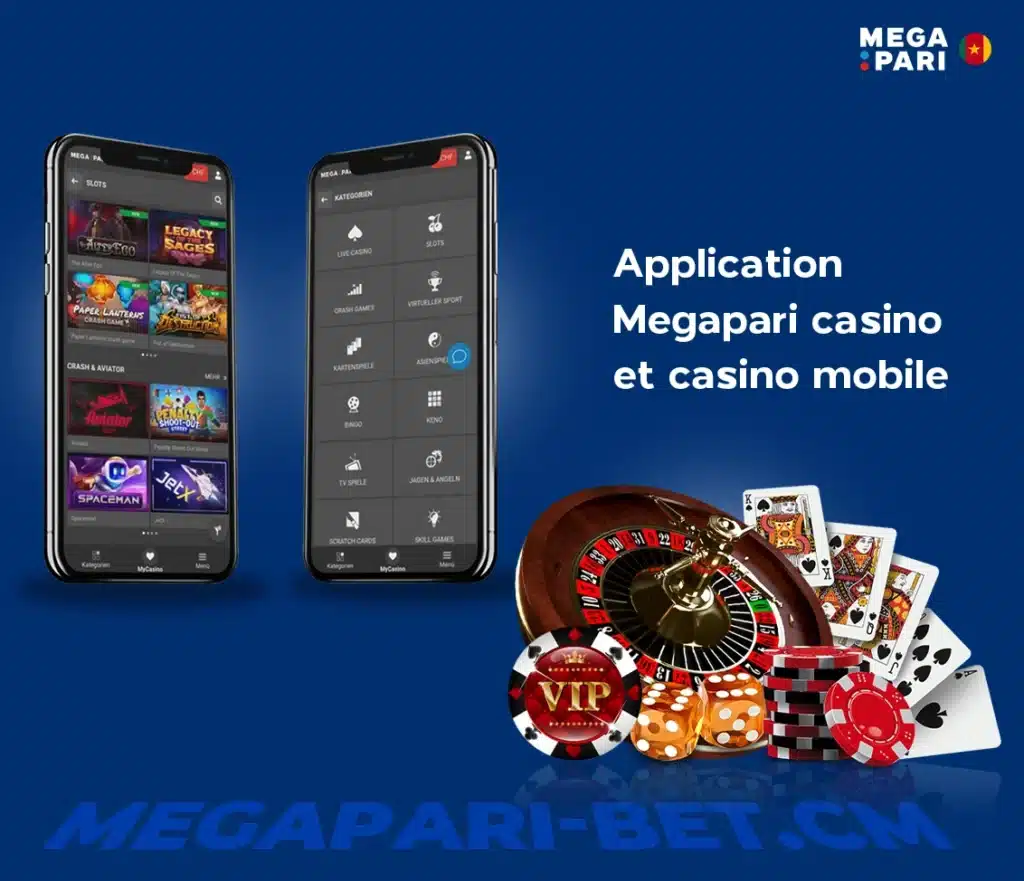 Application Megapari Casino et casino mobile