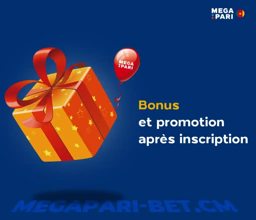 Bonus et promotions après inscription