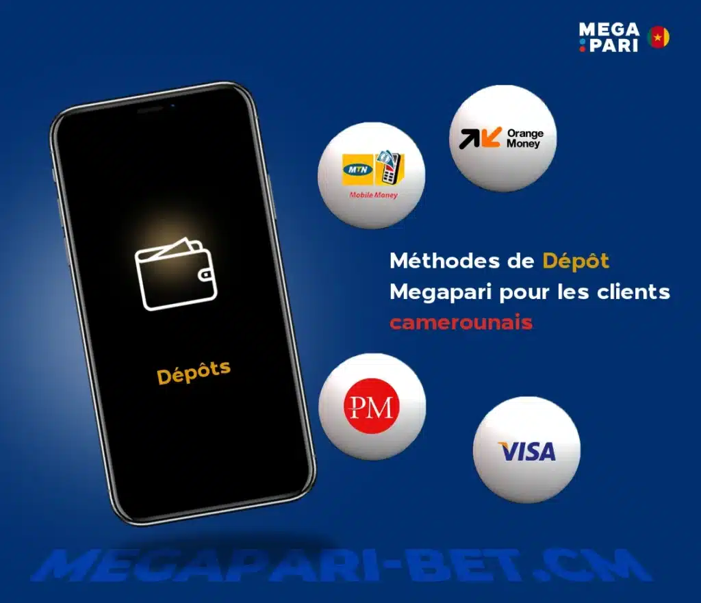 Méthodes de dépôt Megapari pour les clients camerounais