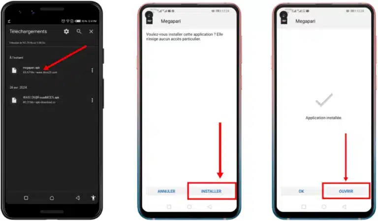 comment télécharger l'application mobile megapari